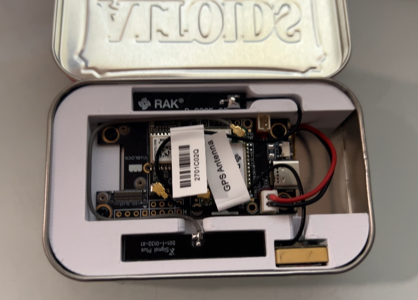 Atloid Tin Case Insert for RAK Wisblock - Meshtastic