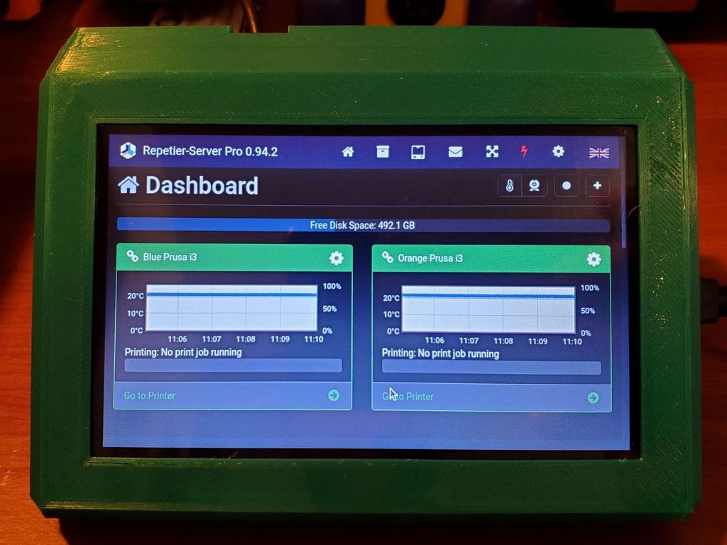 BigTreeTech 5" Raspberry Pi touch screen case