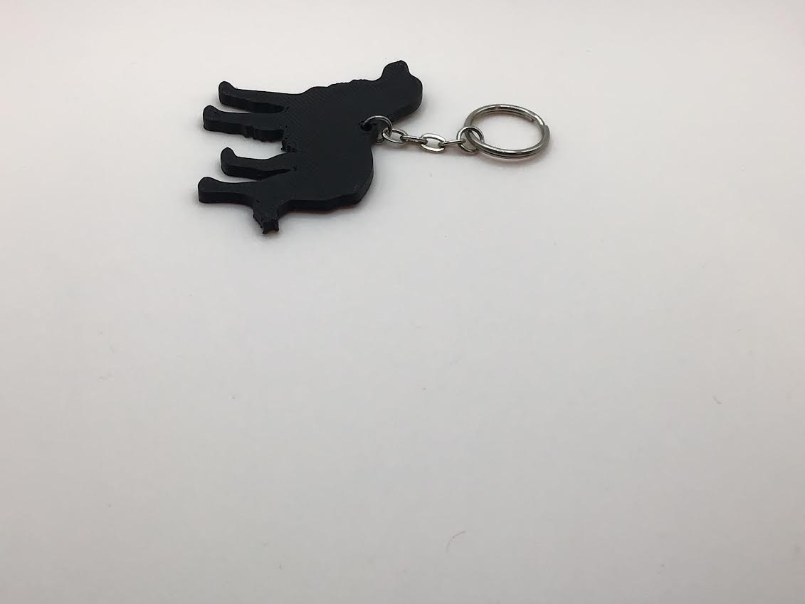 Miniatura 2 do modelo 3D Dog Keychain