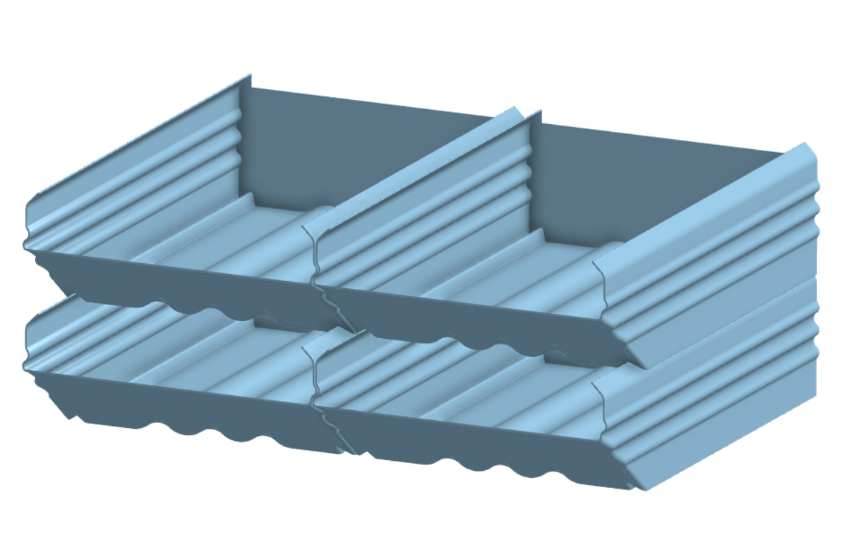 Miniatura 2 do modelo 3D Stacking Bins