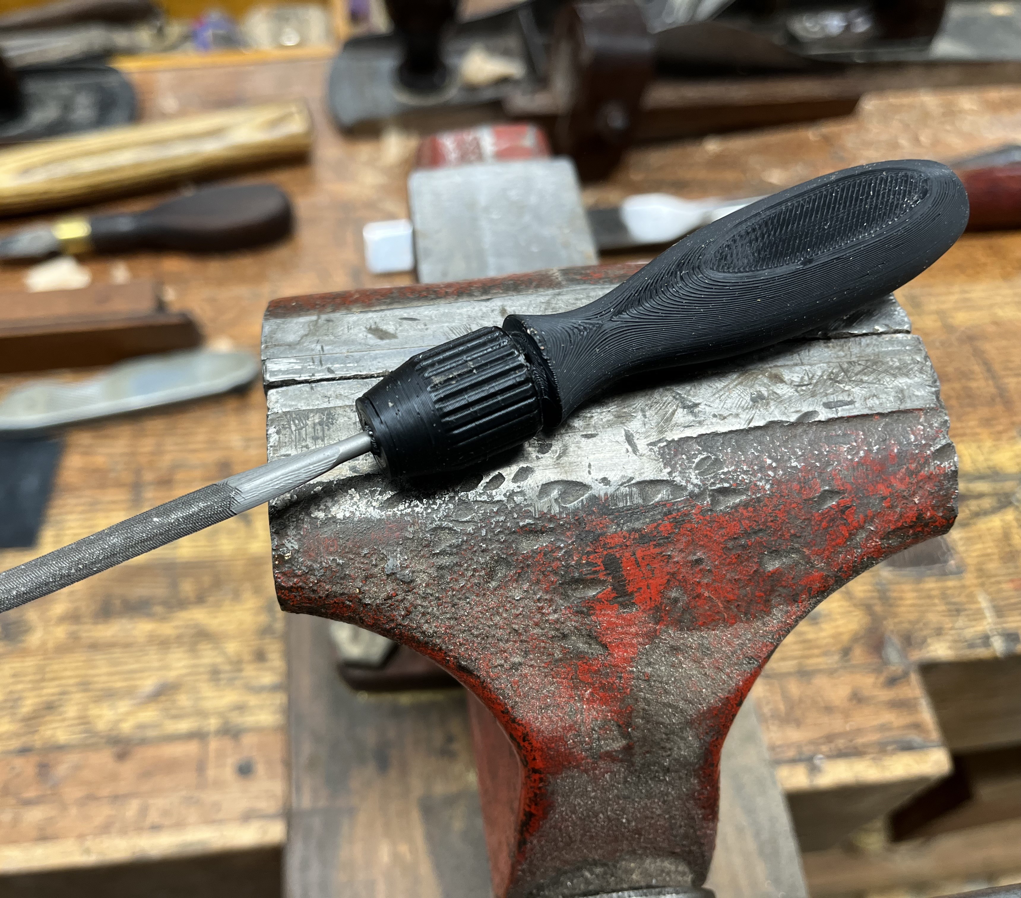 Miniatura 2 do modelo 3D Another Needle File Handle