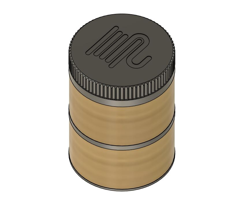 Modular Container System for Reusing 3Dfils Spool Cardboard Cores