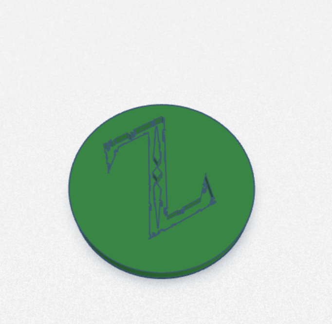 The Legend of Zelda-themed shopping coin