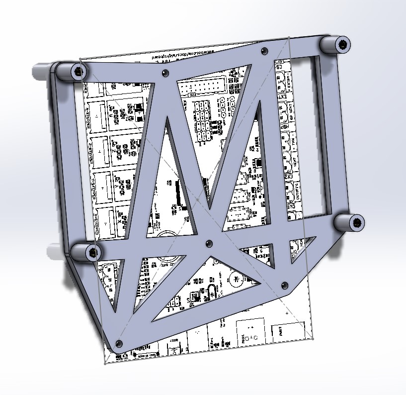 Flashforge ffcp to bigtreetech octopus v1 1 mounting bracket by m idex
