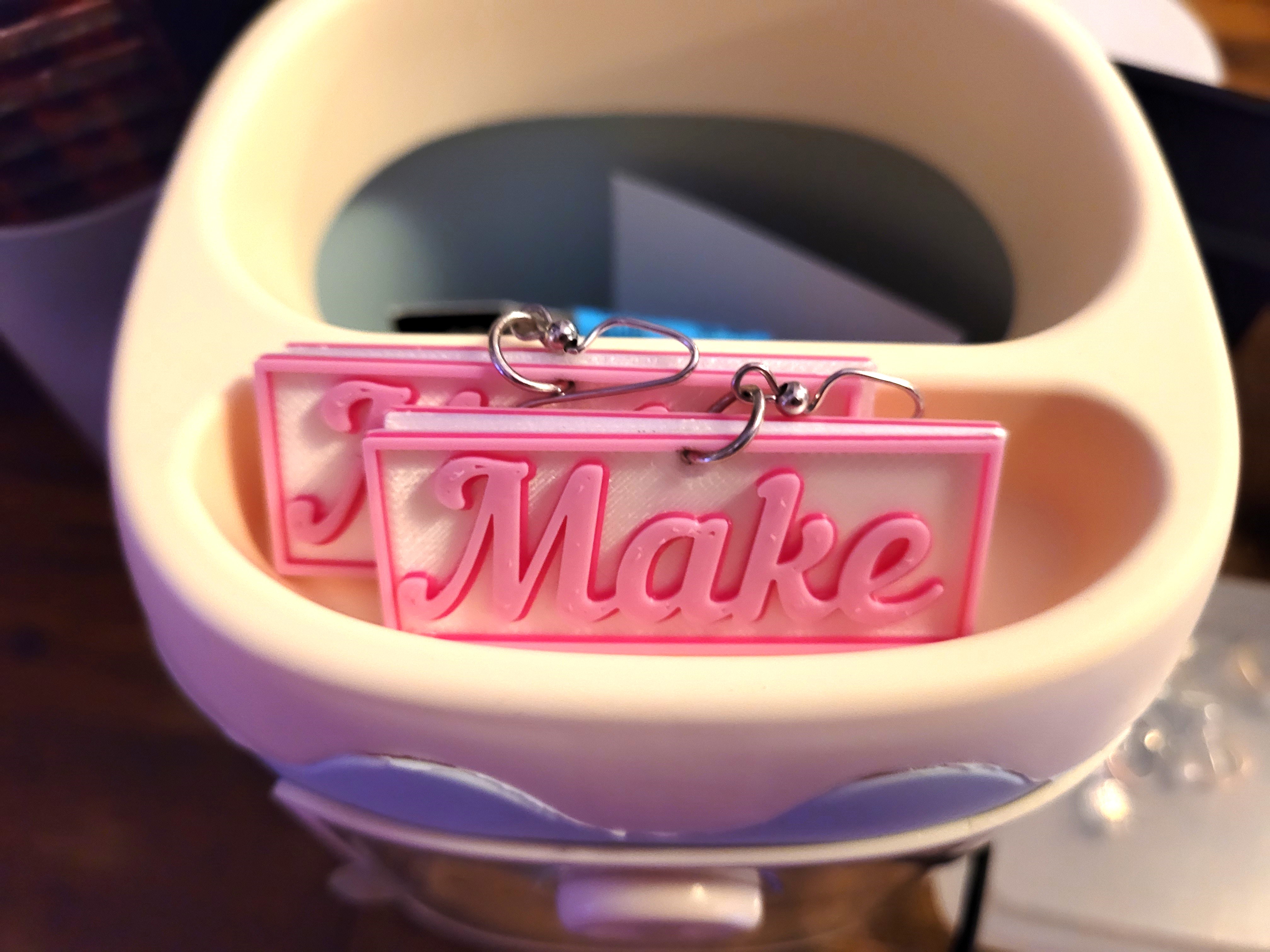 Barbie-themed Make Earring Tiles