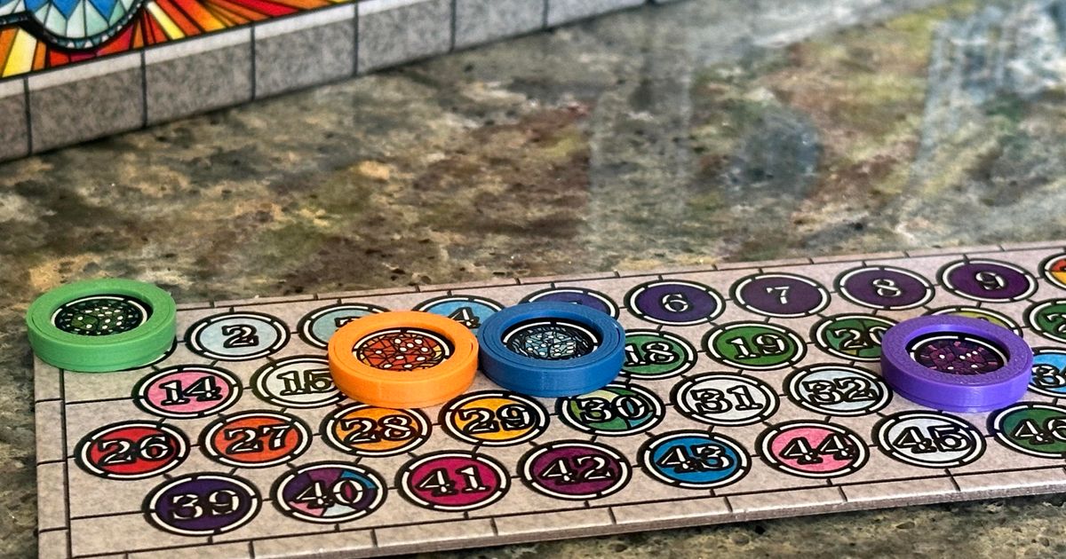 Sagrada Scoring Token Rings by giantmike | Download free STL model ...