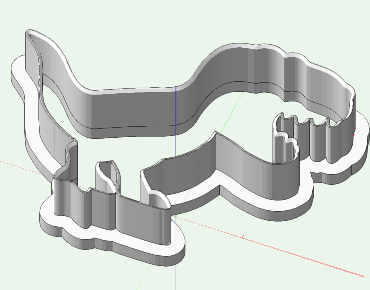 Dinosaur Cookie cutter
