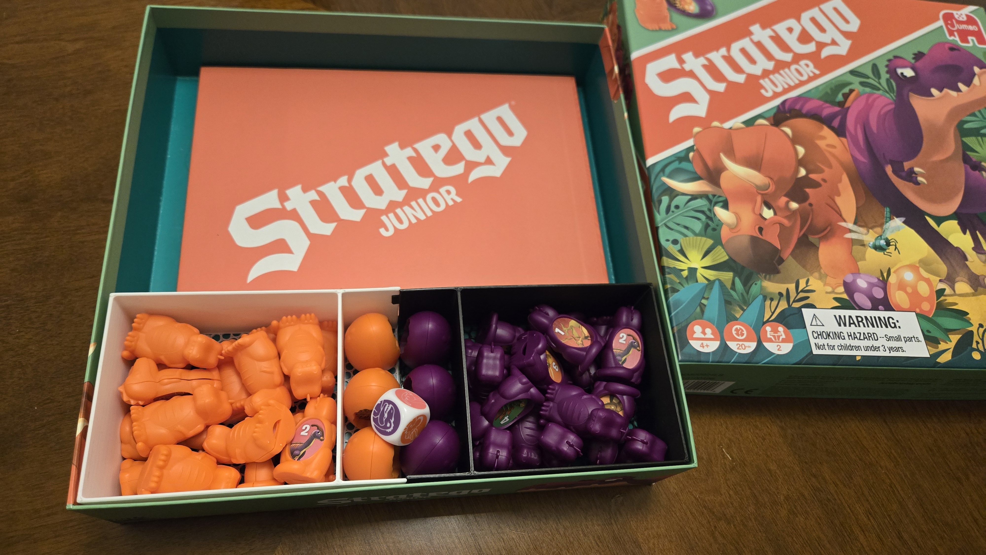 Stratego Junior Board Game Insert - Lightweight and Fast Print