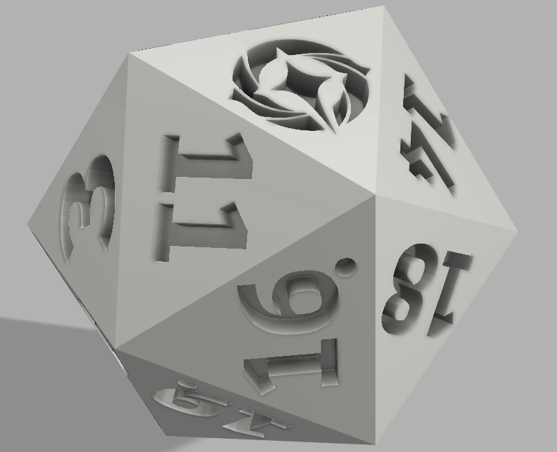 Lorcana D20 Lore counter Dice