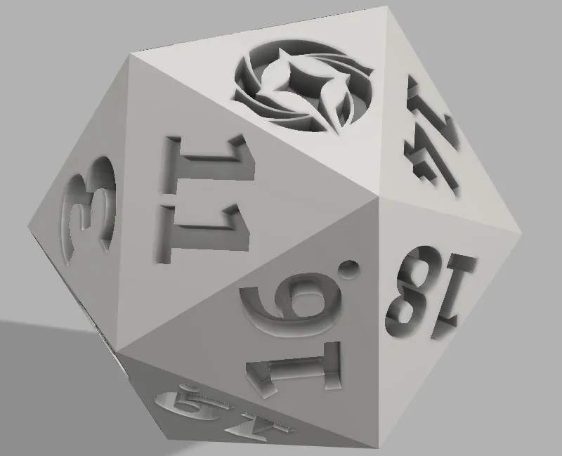 Lorcana D20 Lore counter Dice by johjoh | Download free STL model ...