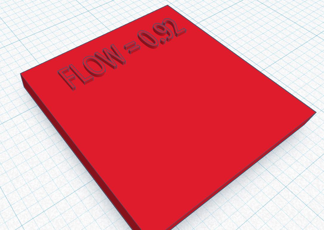 3D Printing Flow Calibrators 0.9 -> 1.1 (Complete Pack)