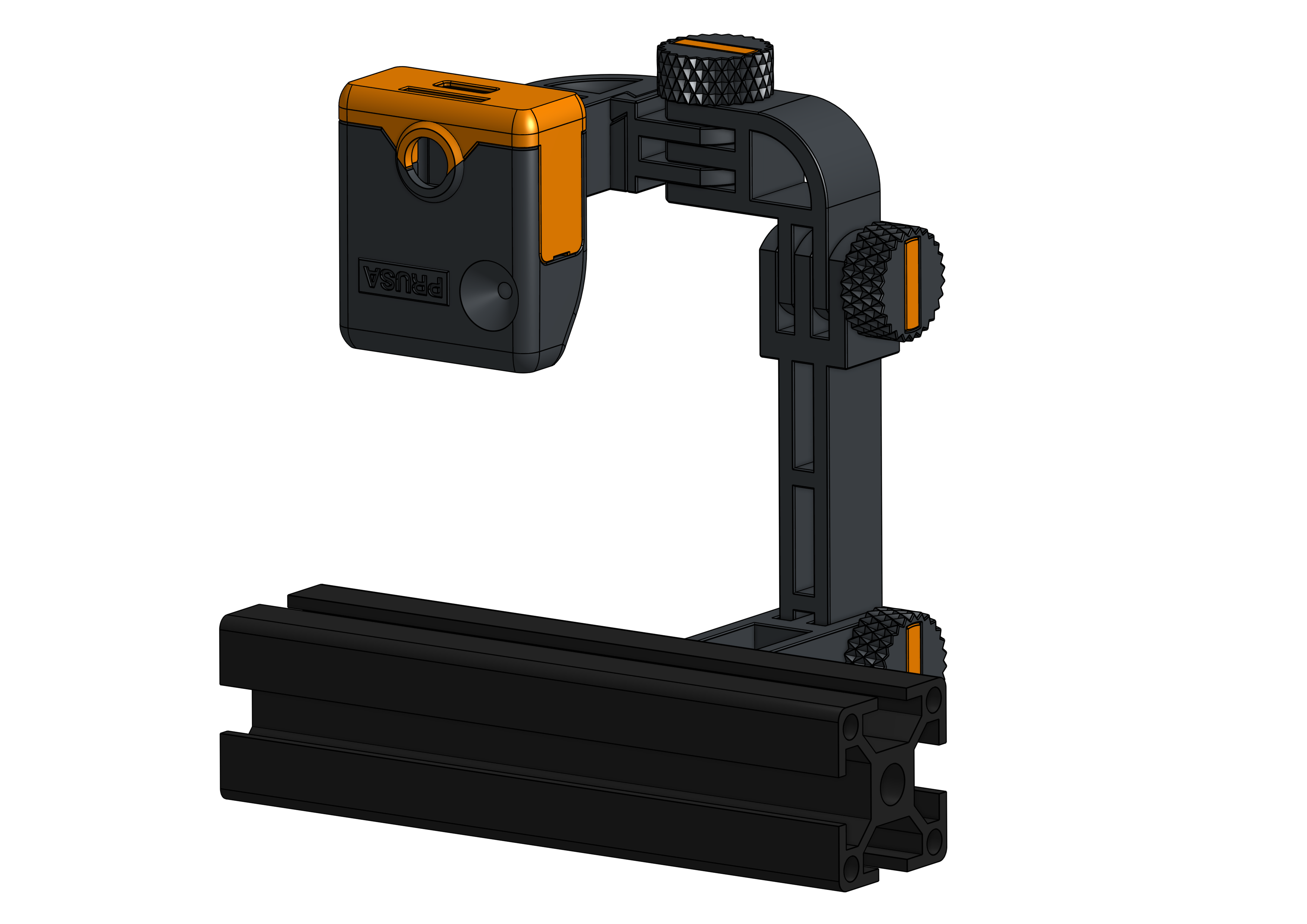 Articulated arm 3D model thumbnail