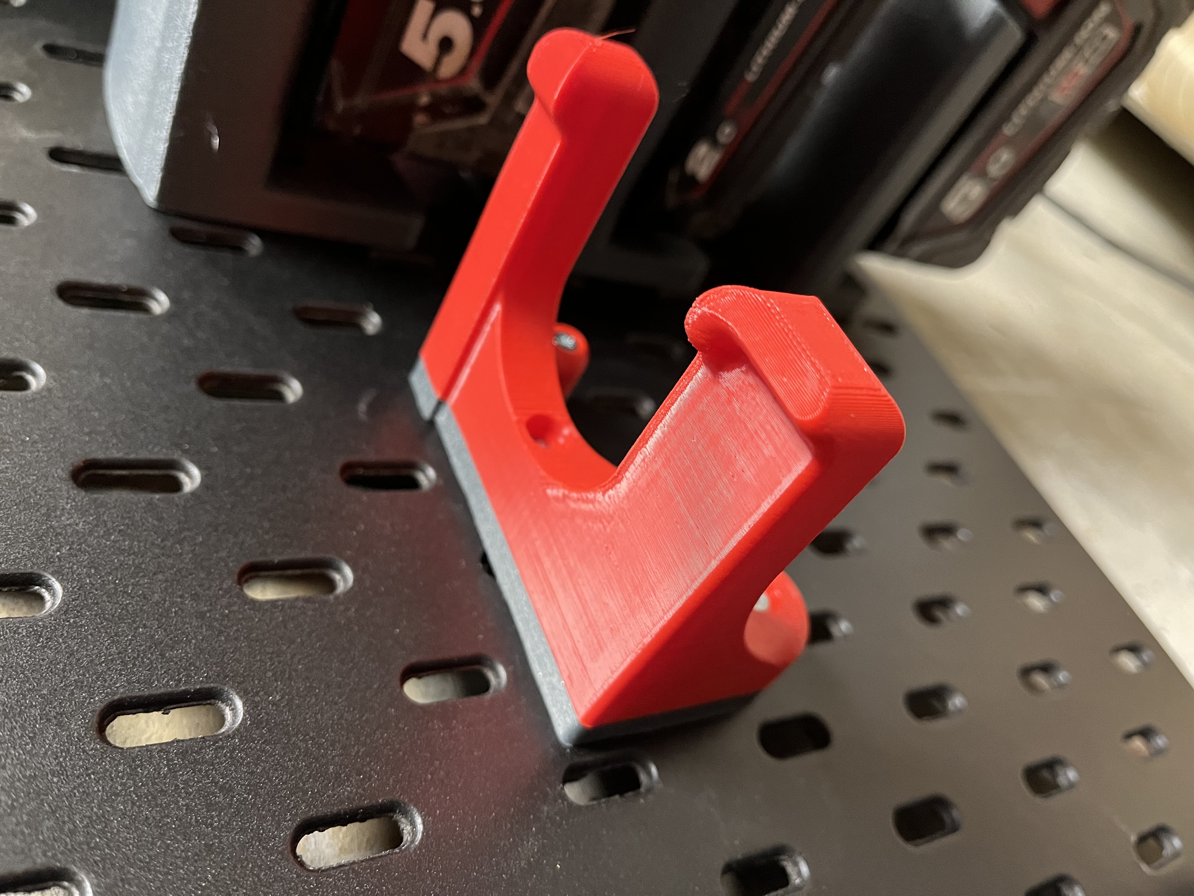 Skadis Adapter - Milwaukee M18 Drill Mount / Holder