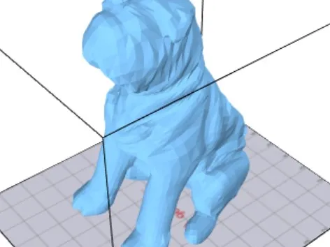 My favorite Shar Pei (low poly)
