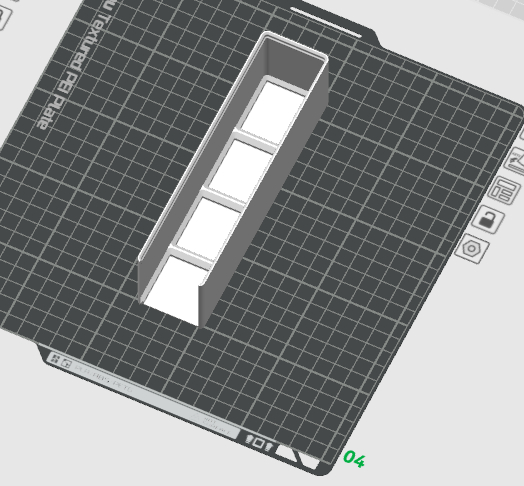 Gridfinity lite - economical plain storage bins open ended