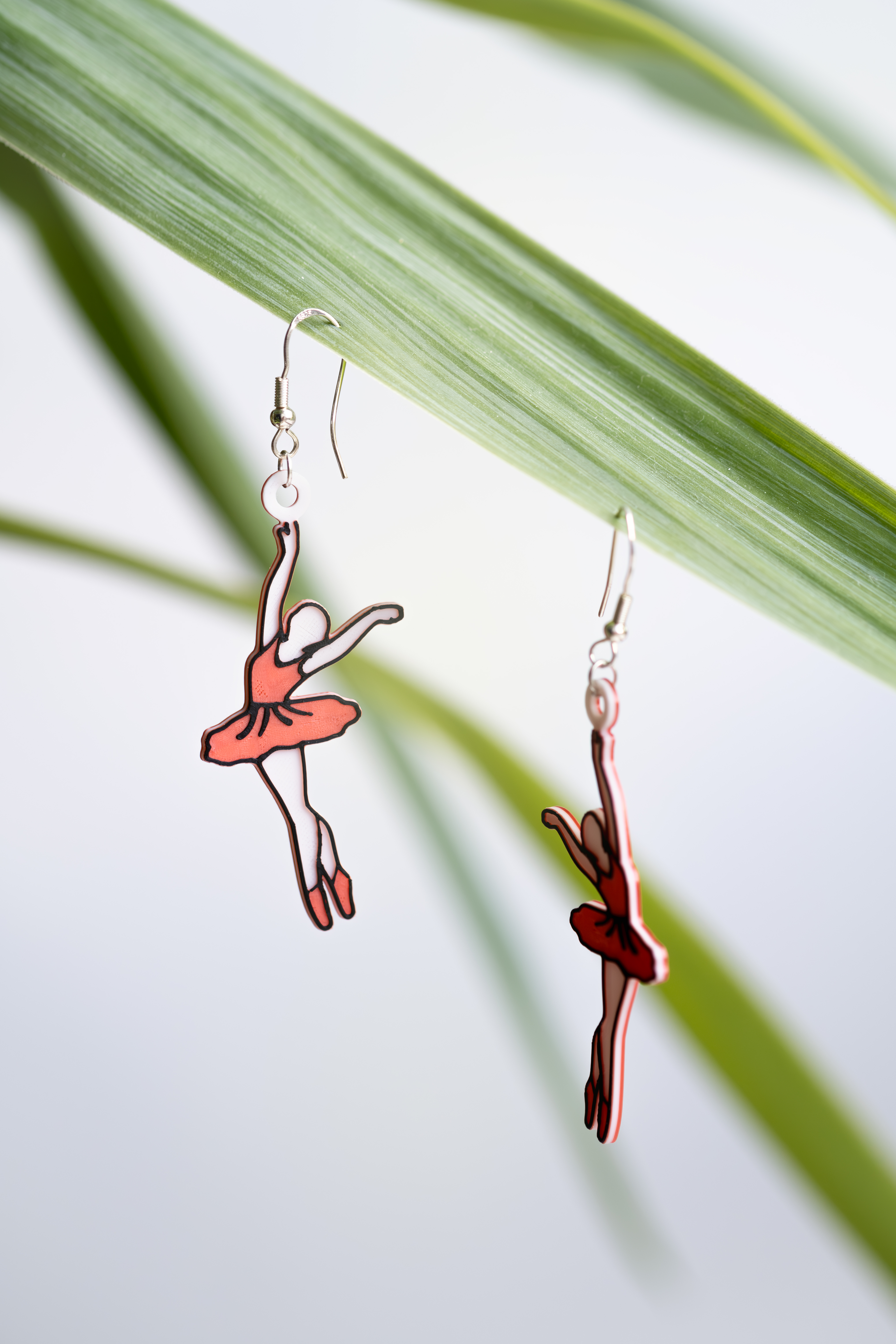 Earrings ballet dancer