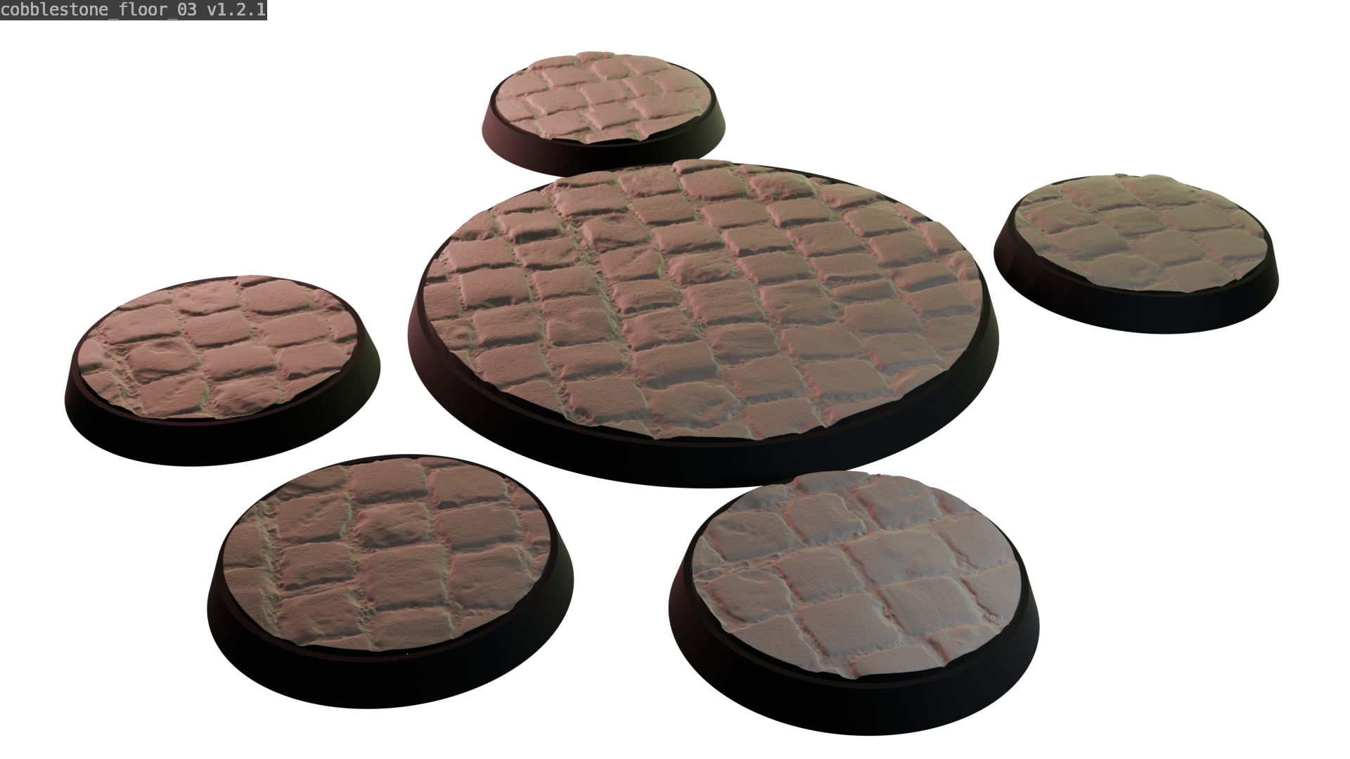 Miniature Bases Pack: Cobblestone