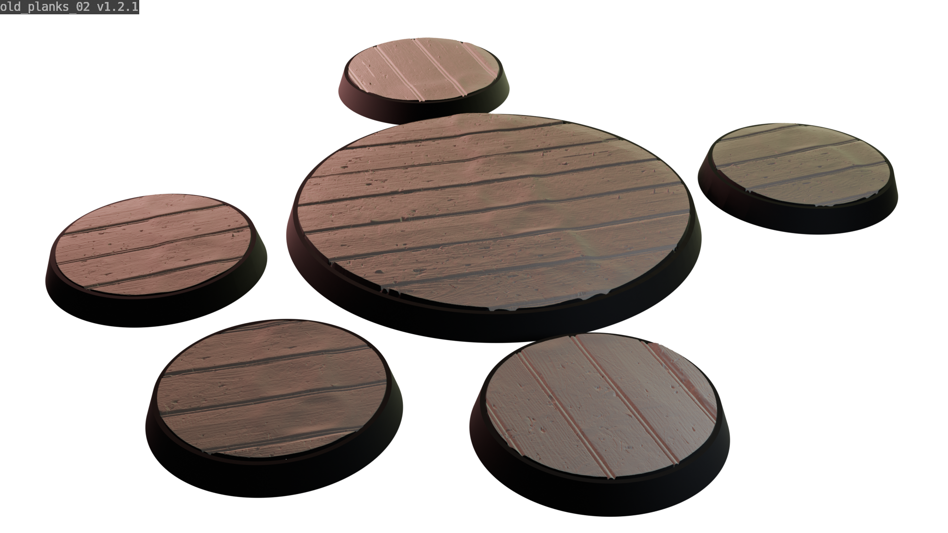 Miniature Bases Pack: Wood