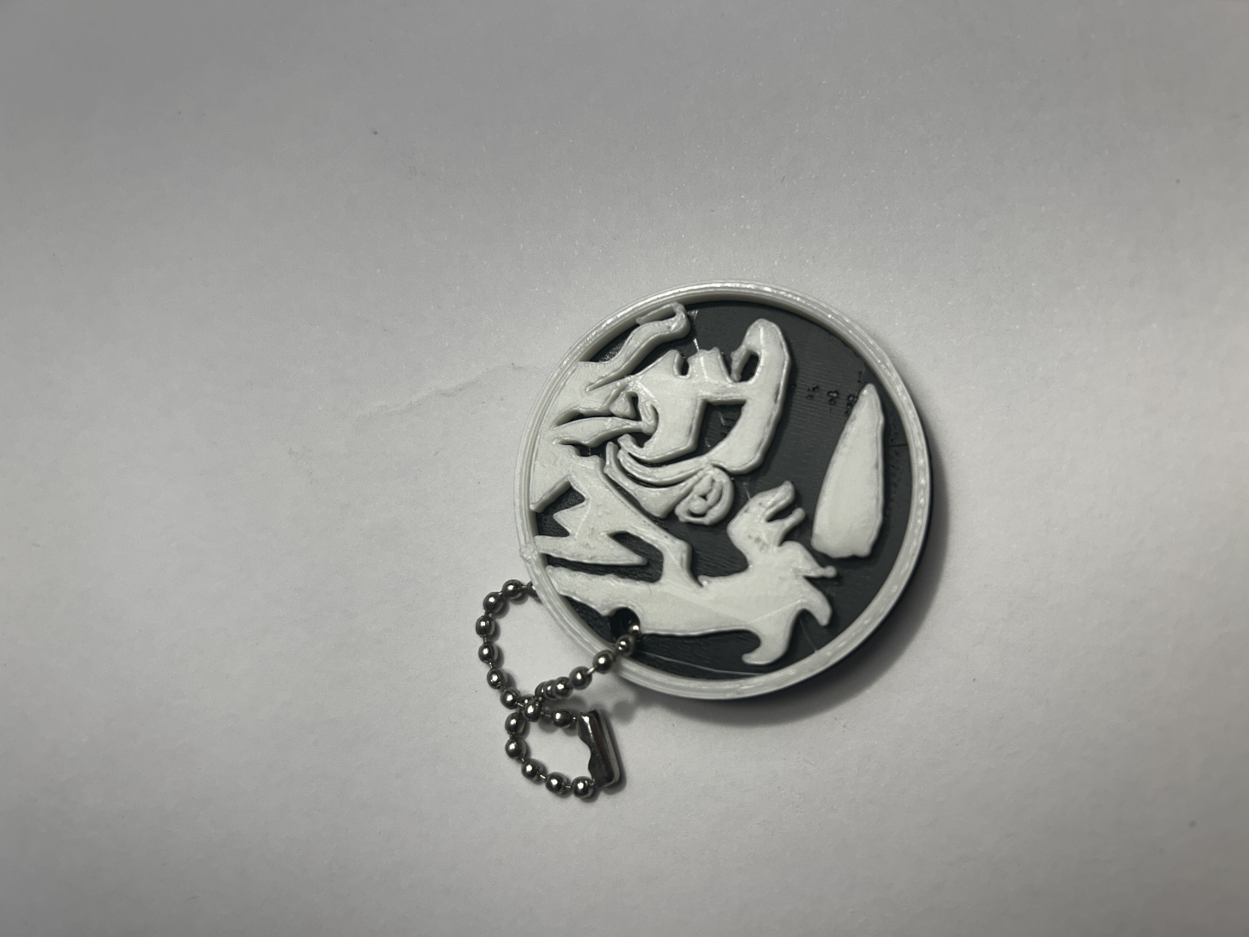 Zeus Medallion Keychain from Chapter 5 Season 2 of Fortnite Battle Royale