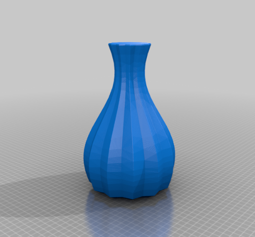 Low Poly Facet Vase