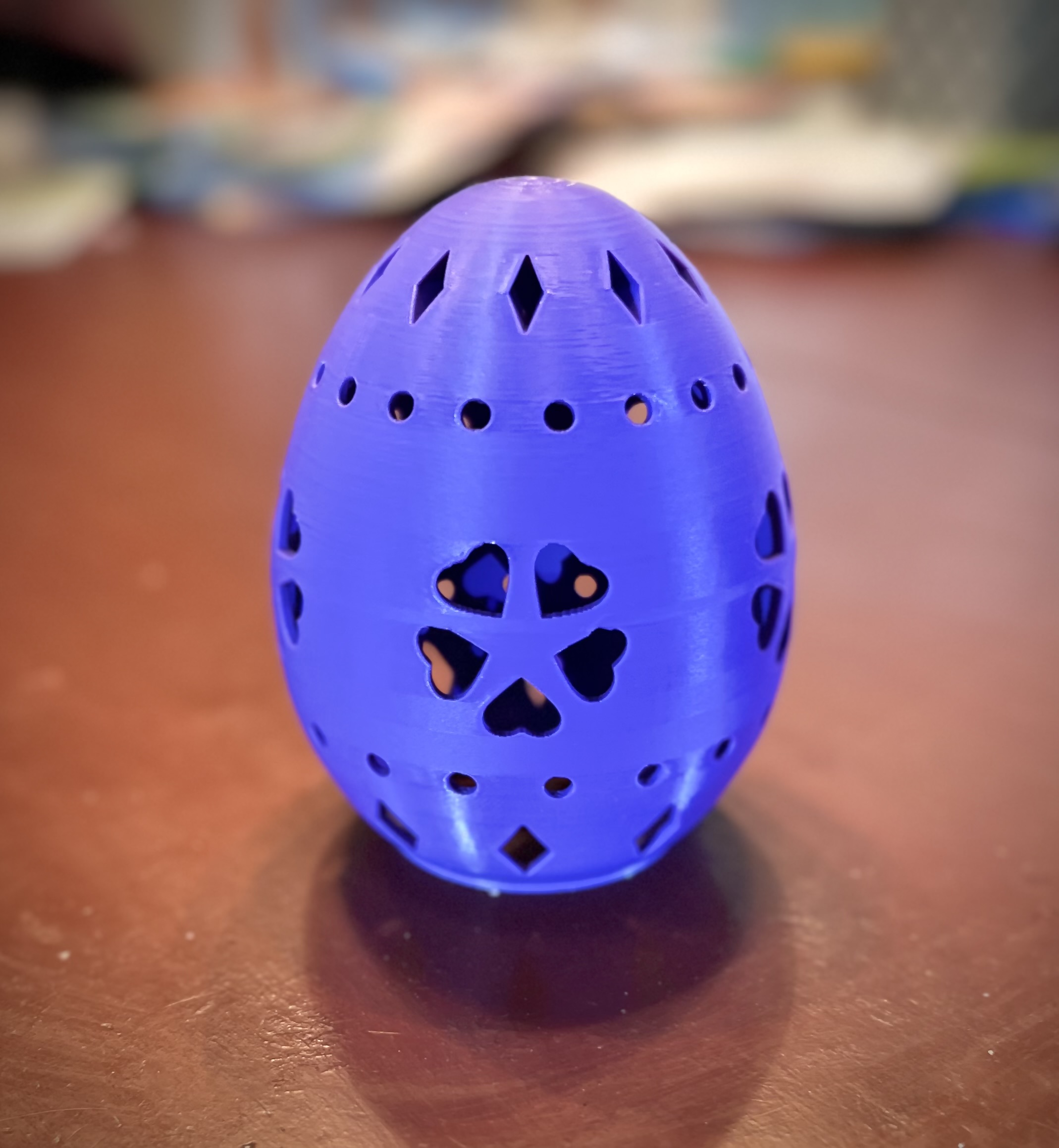 Easter Egg (accepts LED Tea Light)