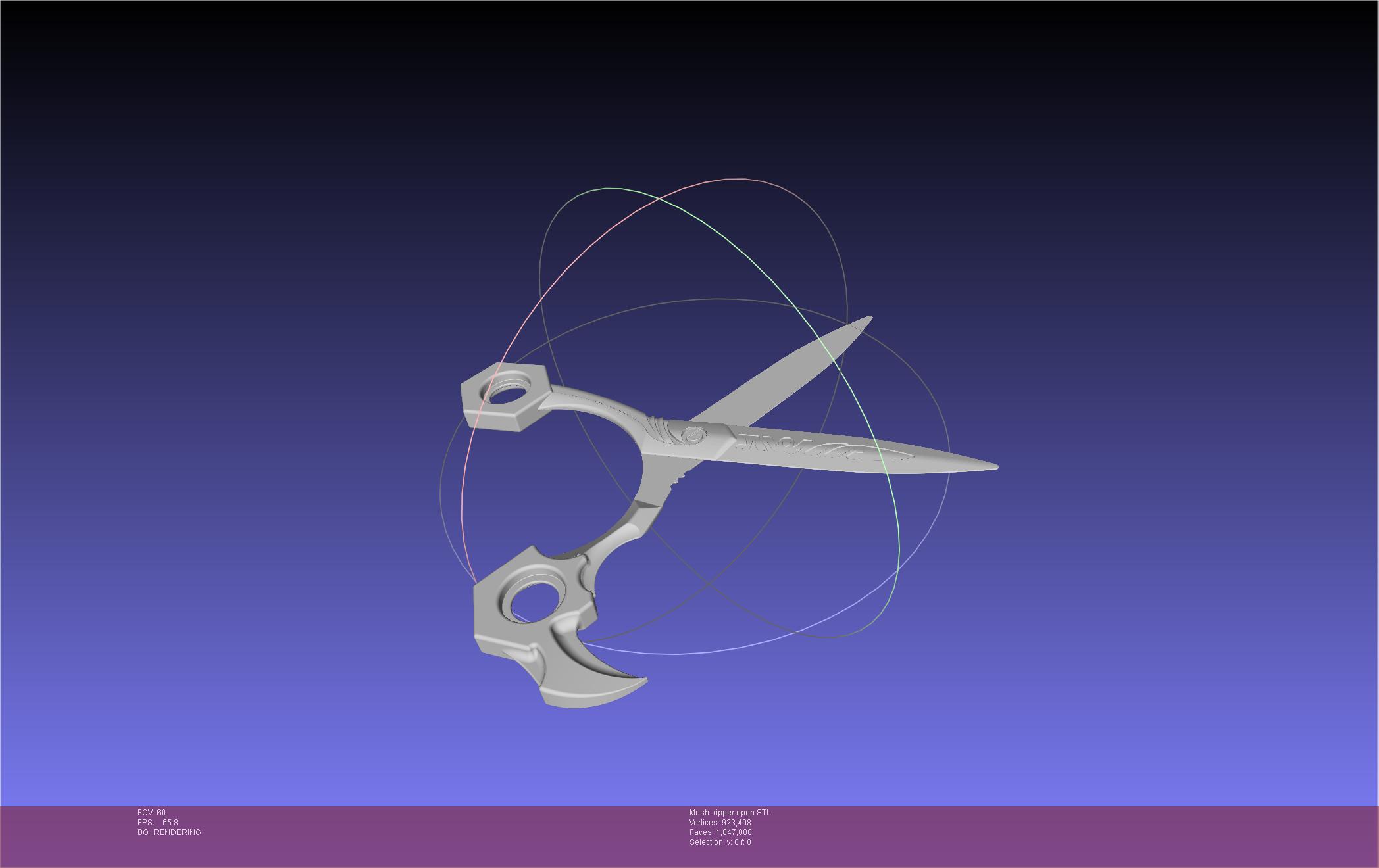 Gachiakuta Riyo Ripper Scissors Movable Assembly