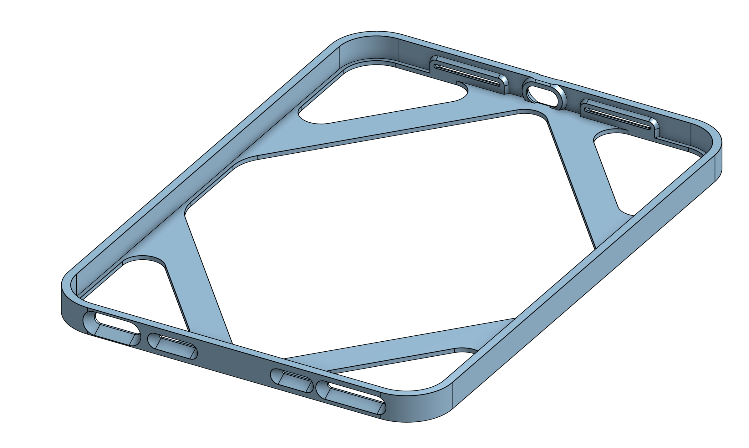 Miniatura 3 do modelo 3D Multi-material iPad Mini bumper case
