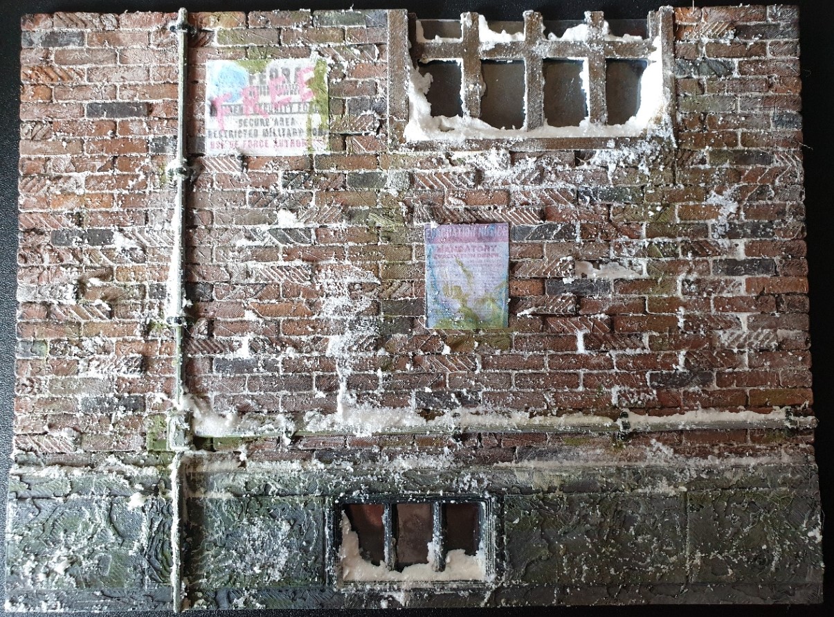 RCD Brick Wall for Dioramas (The Last of Us)