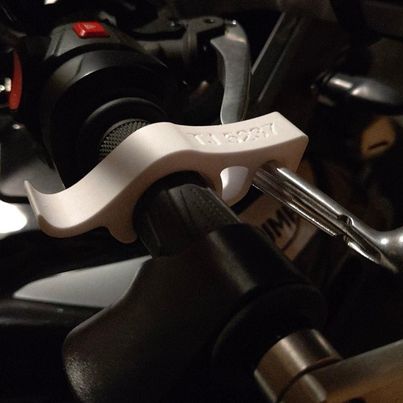 Motorcycle parking brake