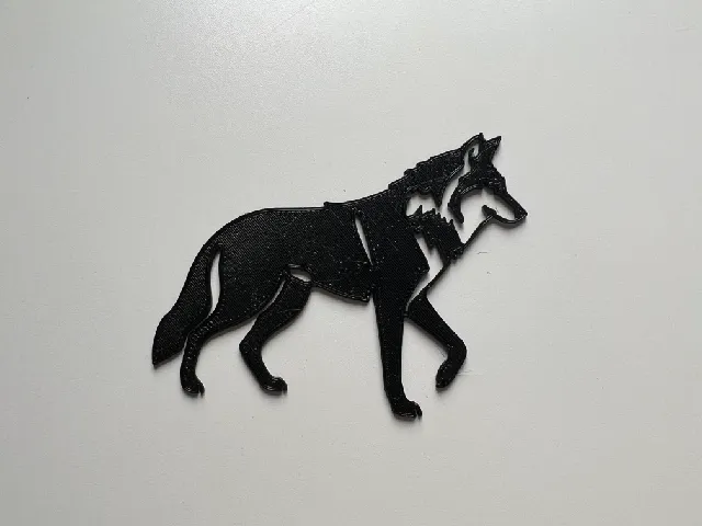 Wolf Wall Art #7