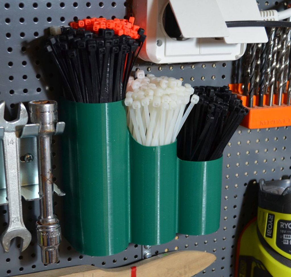 Biltema Pegboard Ziptie Holder