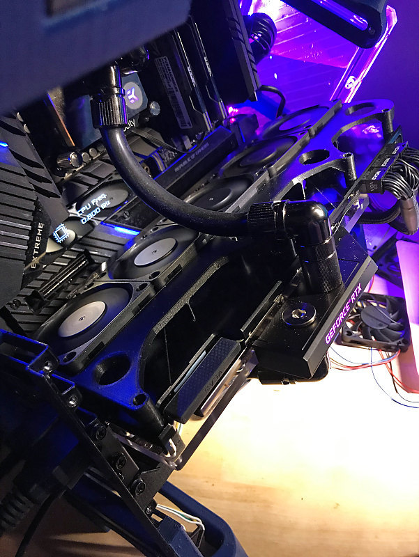 Cooler for the EKWB backplate for the EVGA 3090 FTW3 Ultra
