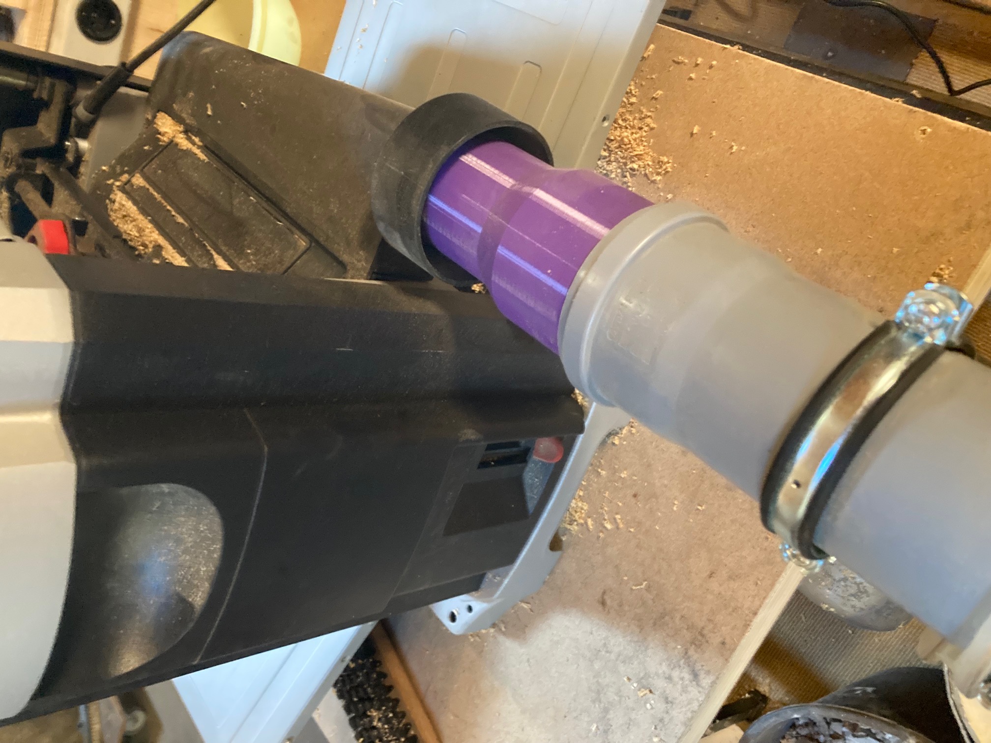 Custom Dust Extraction Adapter for Metabo Planer