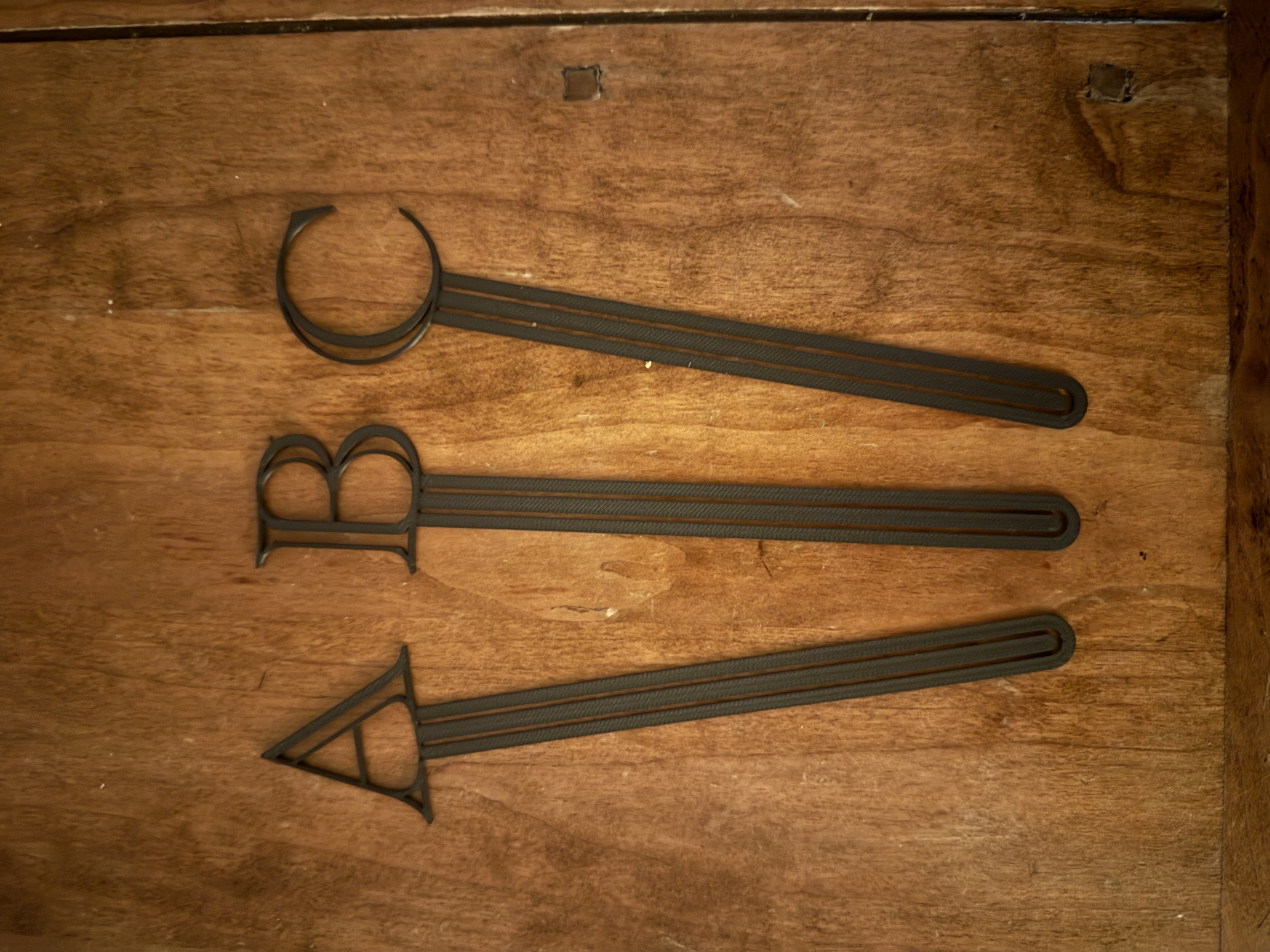 Bookmark alphabet A B C
