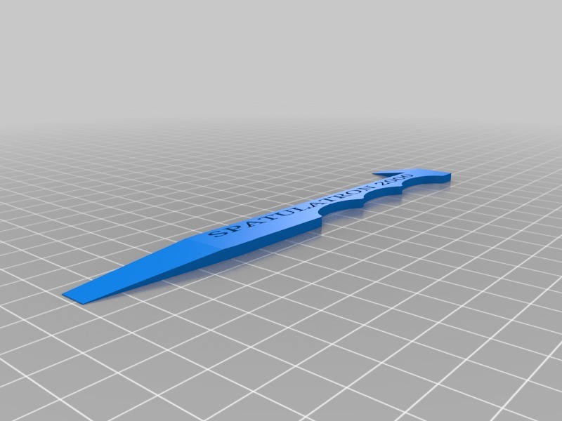 Spatulatron - gnarly printbed spatula