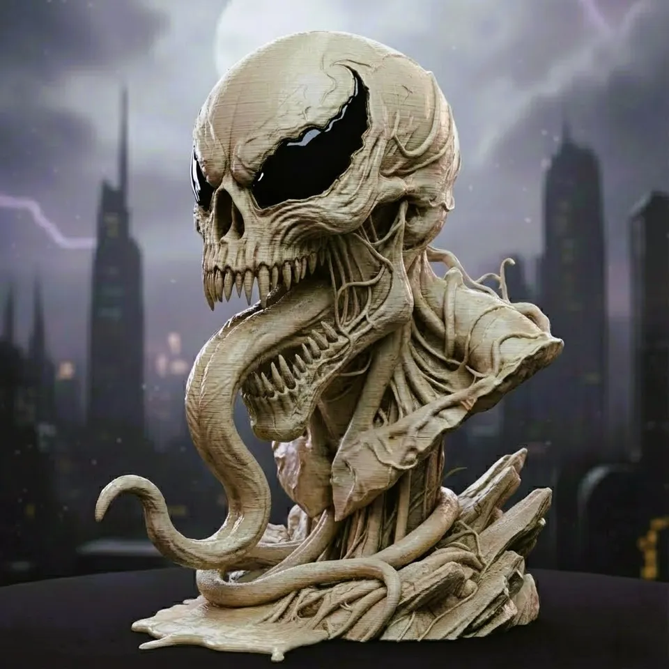 Venom (Marvel) - Bust Skull Collection by Fantasy Print | Download