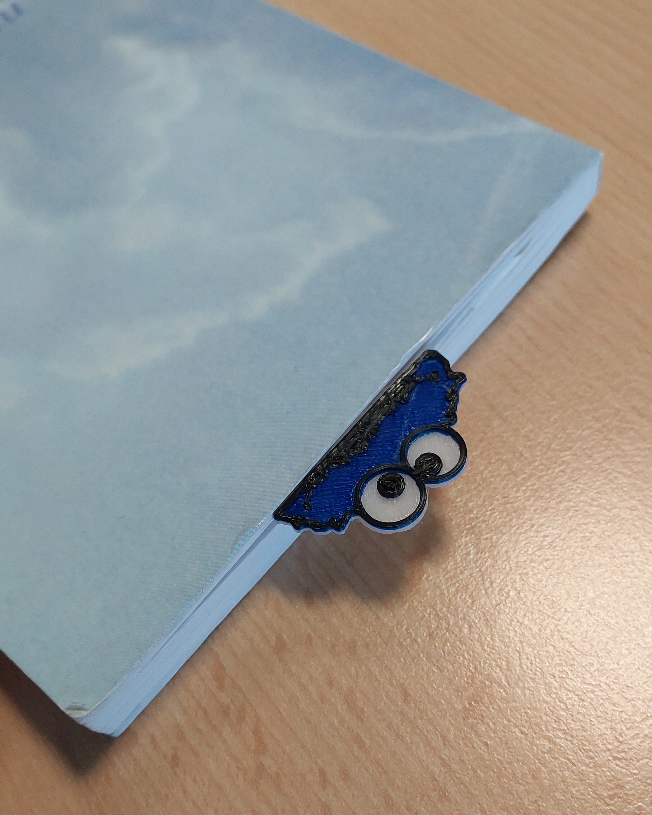 Miniatura 3 do modelo 3D Cookie monster bookmark