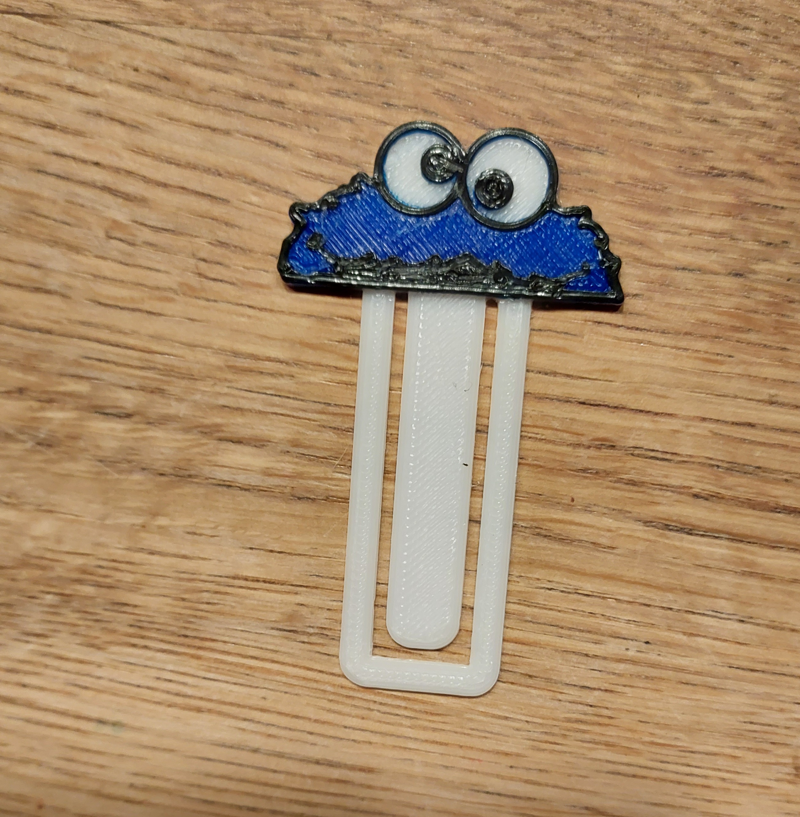 Cookie monster bookmark