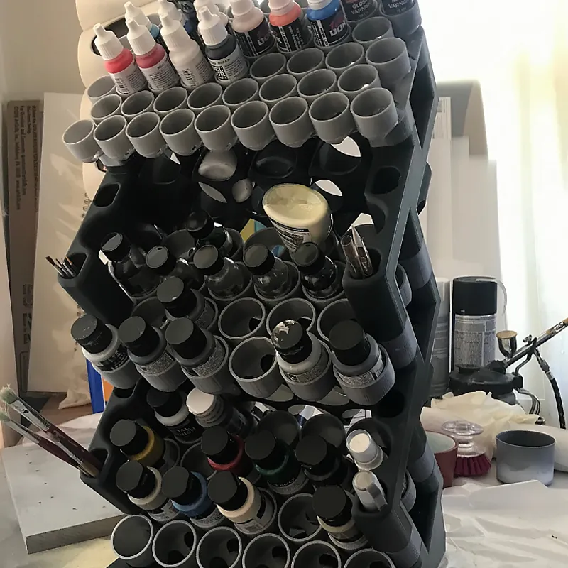 DIY Paint Rack - 1” PVC Pipe : r/minipainting