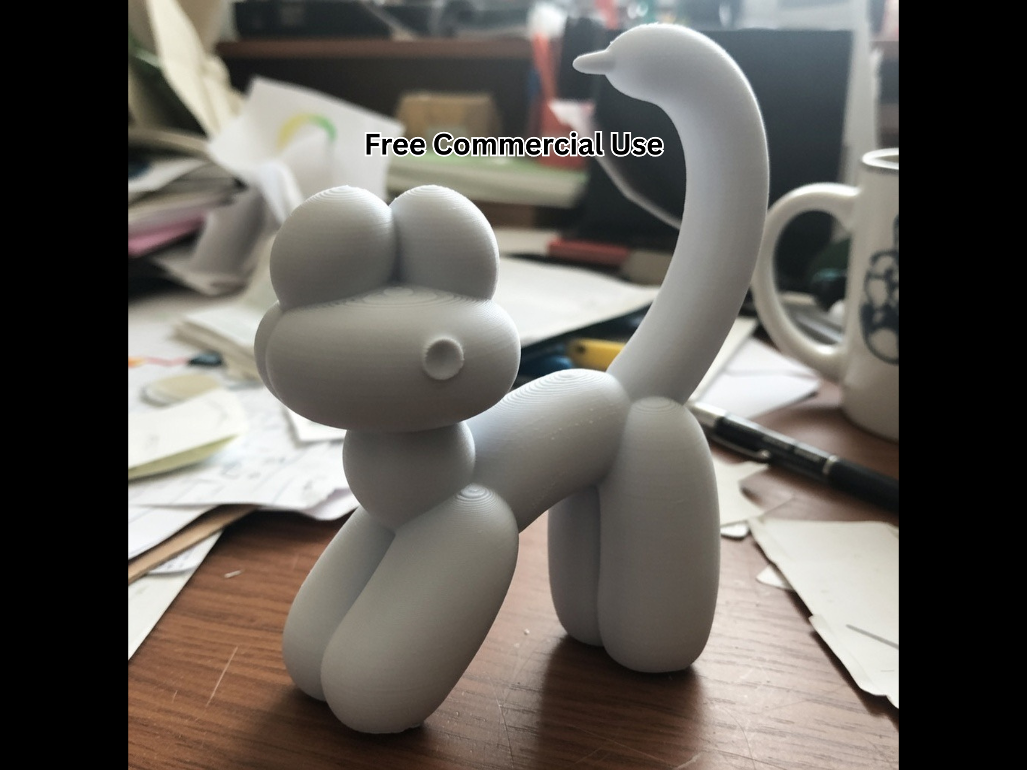 Balloon Cat Statue