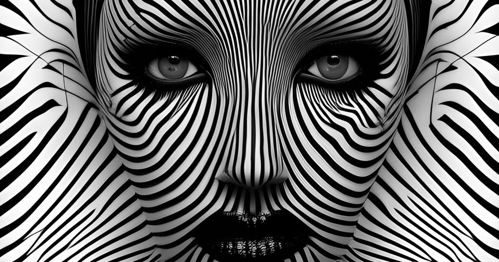 Hueforge Zebra Girl Illusion Painting by pixelschubbser | Download free ...