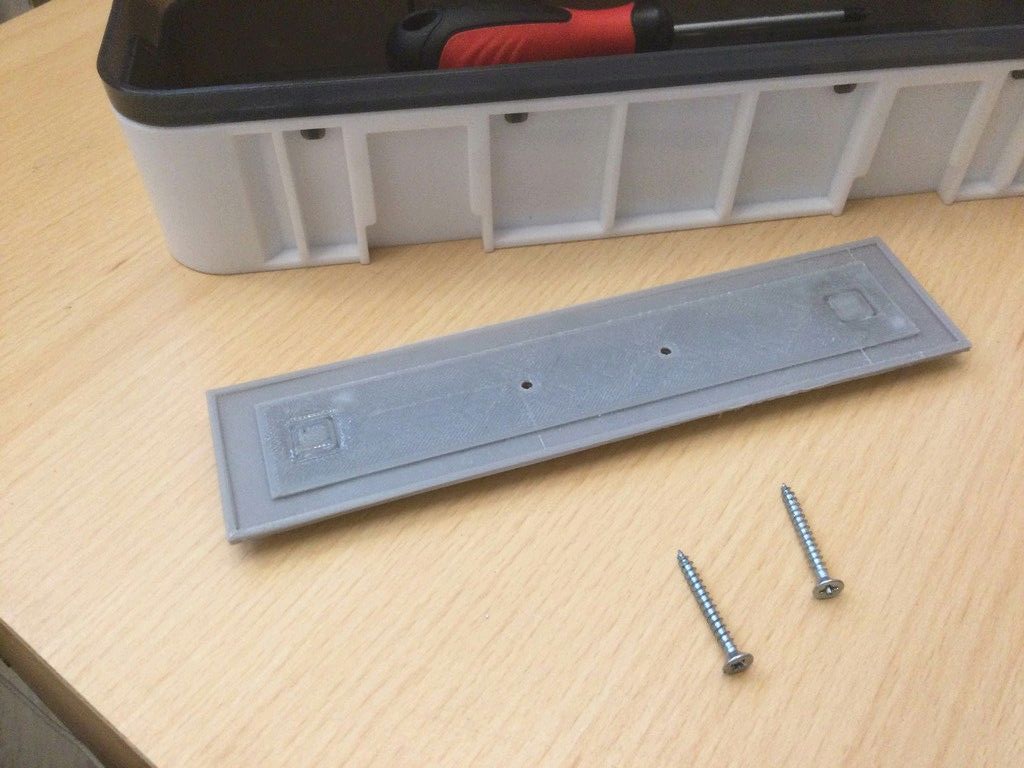 Miniatura 6 do modelo 3D Kitchen/Bath Shelf Mounting Bracket (Customizable)