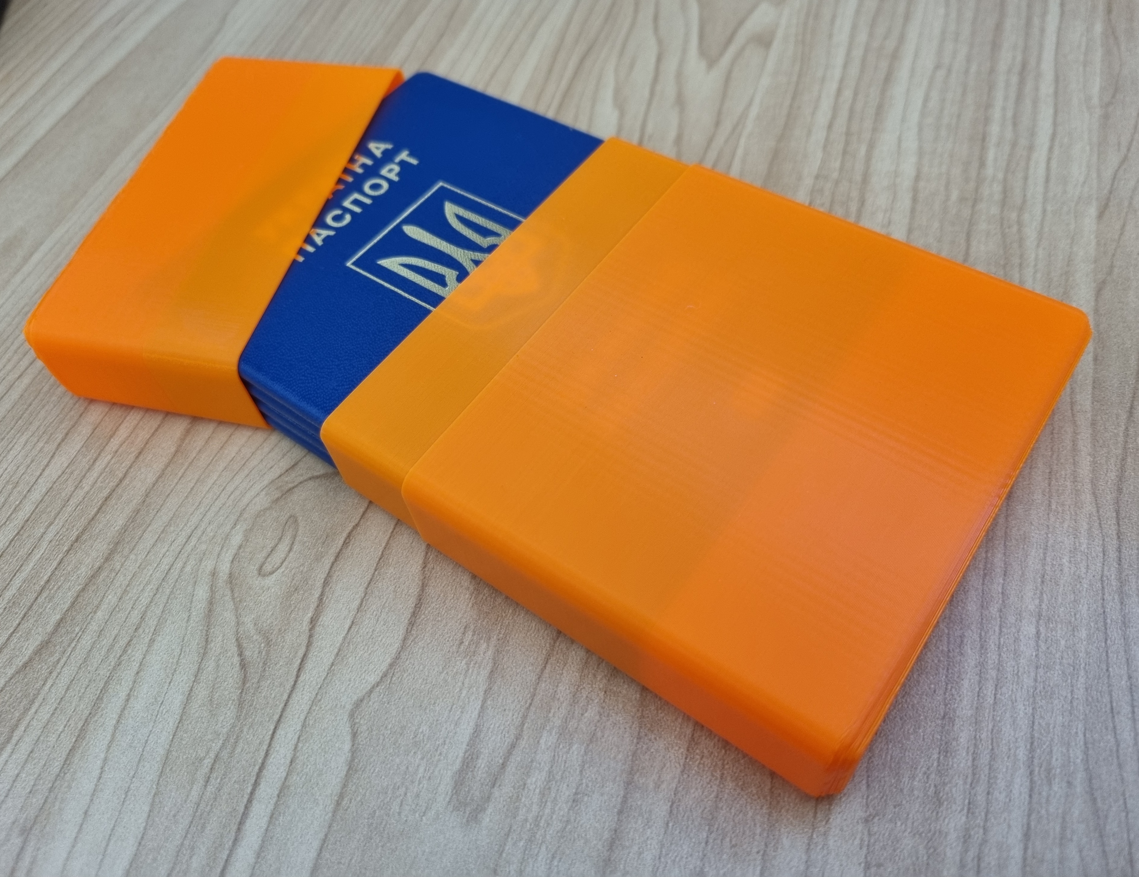Passport case for 3-4 passports