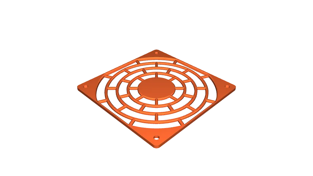 120 mm Fan Guard High Flow by FrAllard | Download free STL model ...