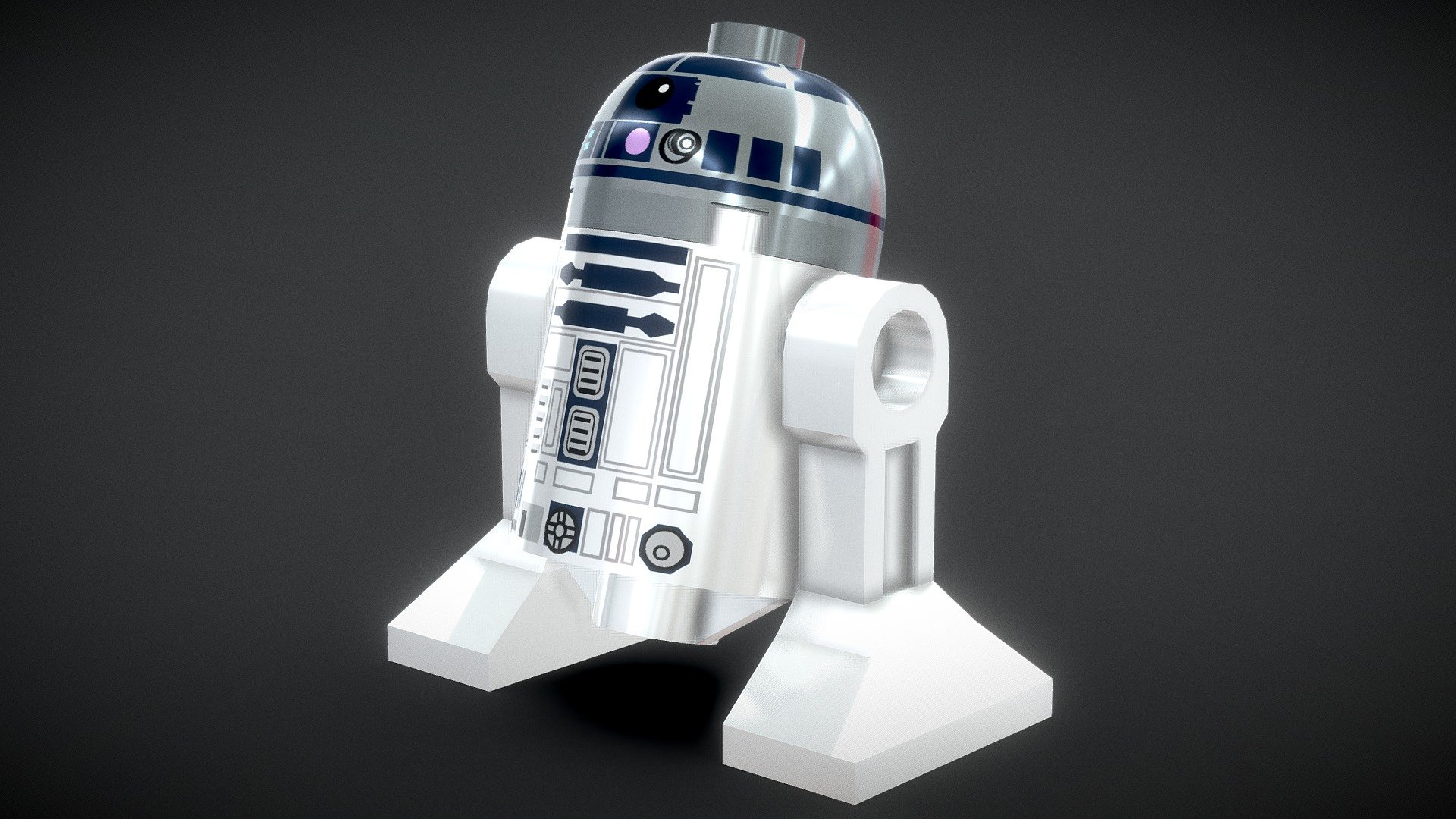 R2D2 lego by lilguyprints | Download free STL model | Printables.com