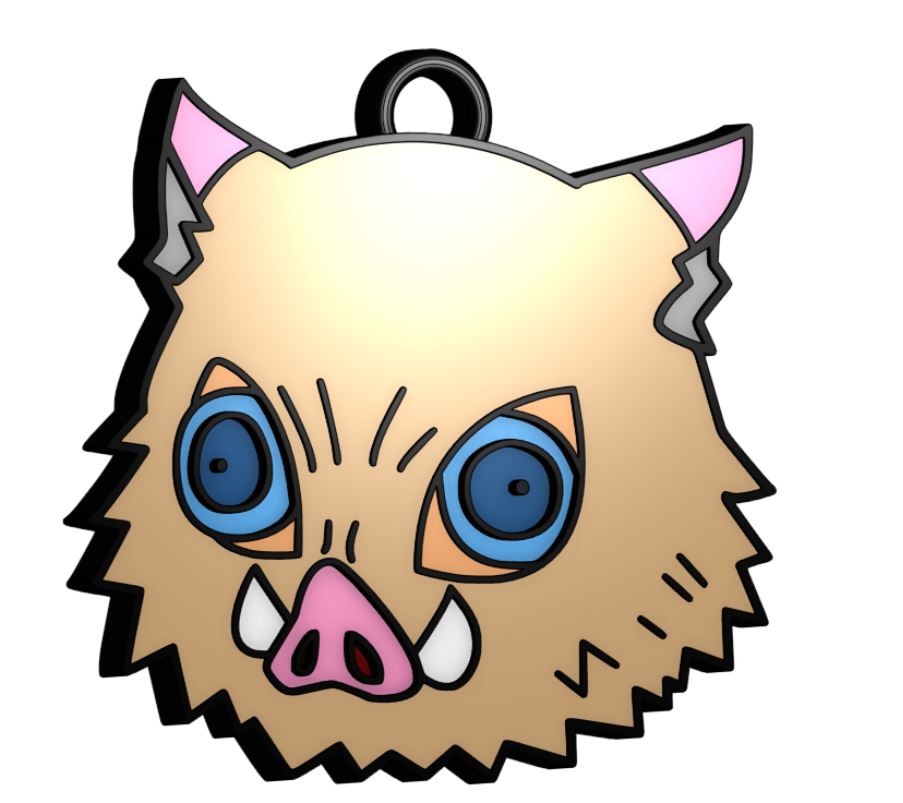 Miniatura 5 do modelo 3D Demon Slayer Keychains