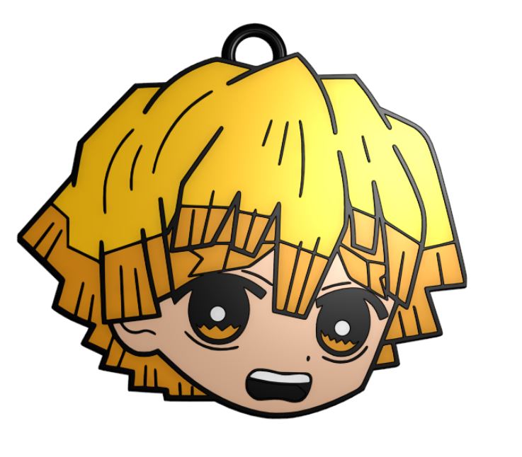 Miniatura 6 do modelo 3D Demon Slayer Keychains