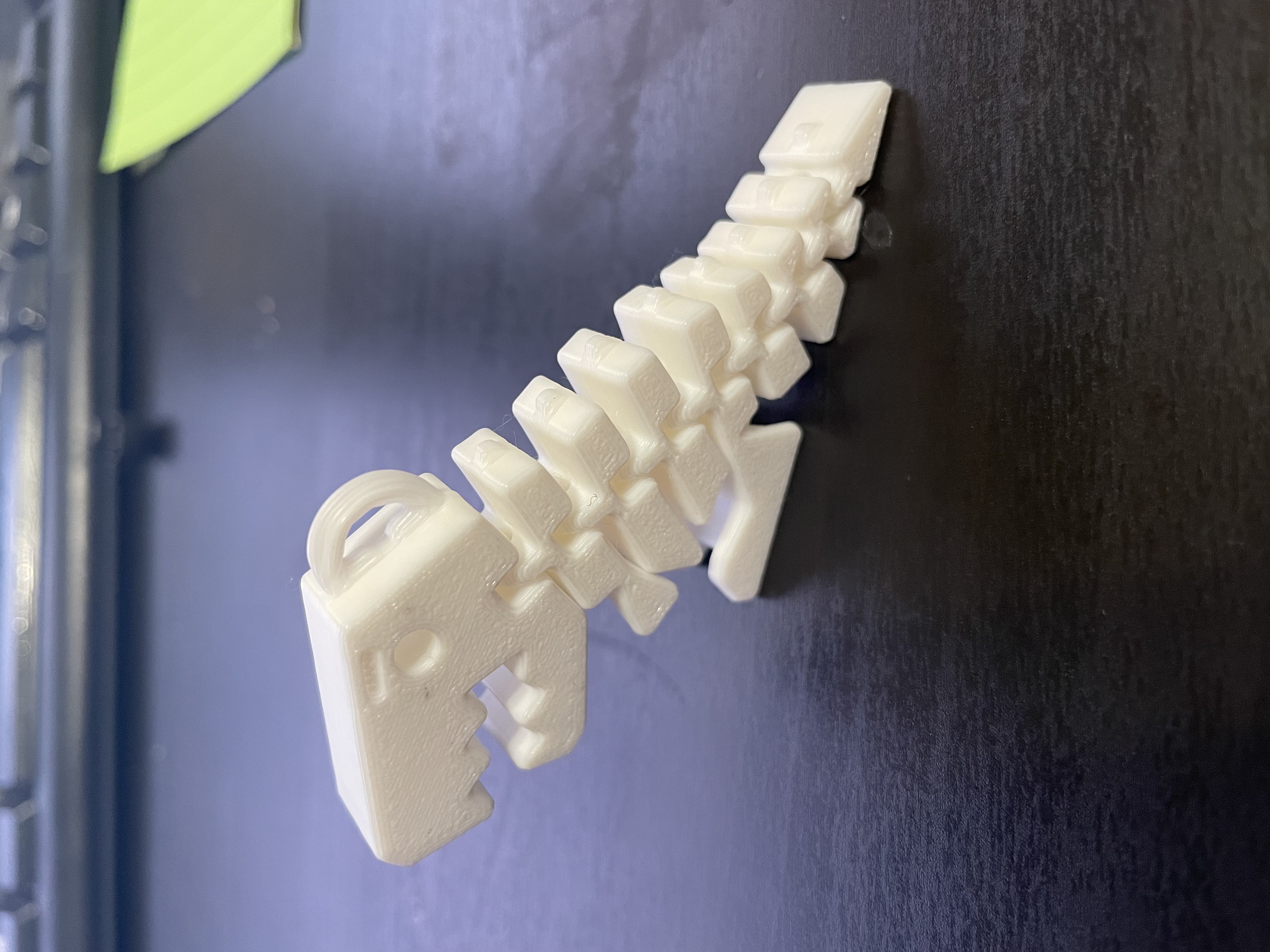 Miniatura 2 do modelo 3D Flexi Rex Keychain