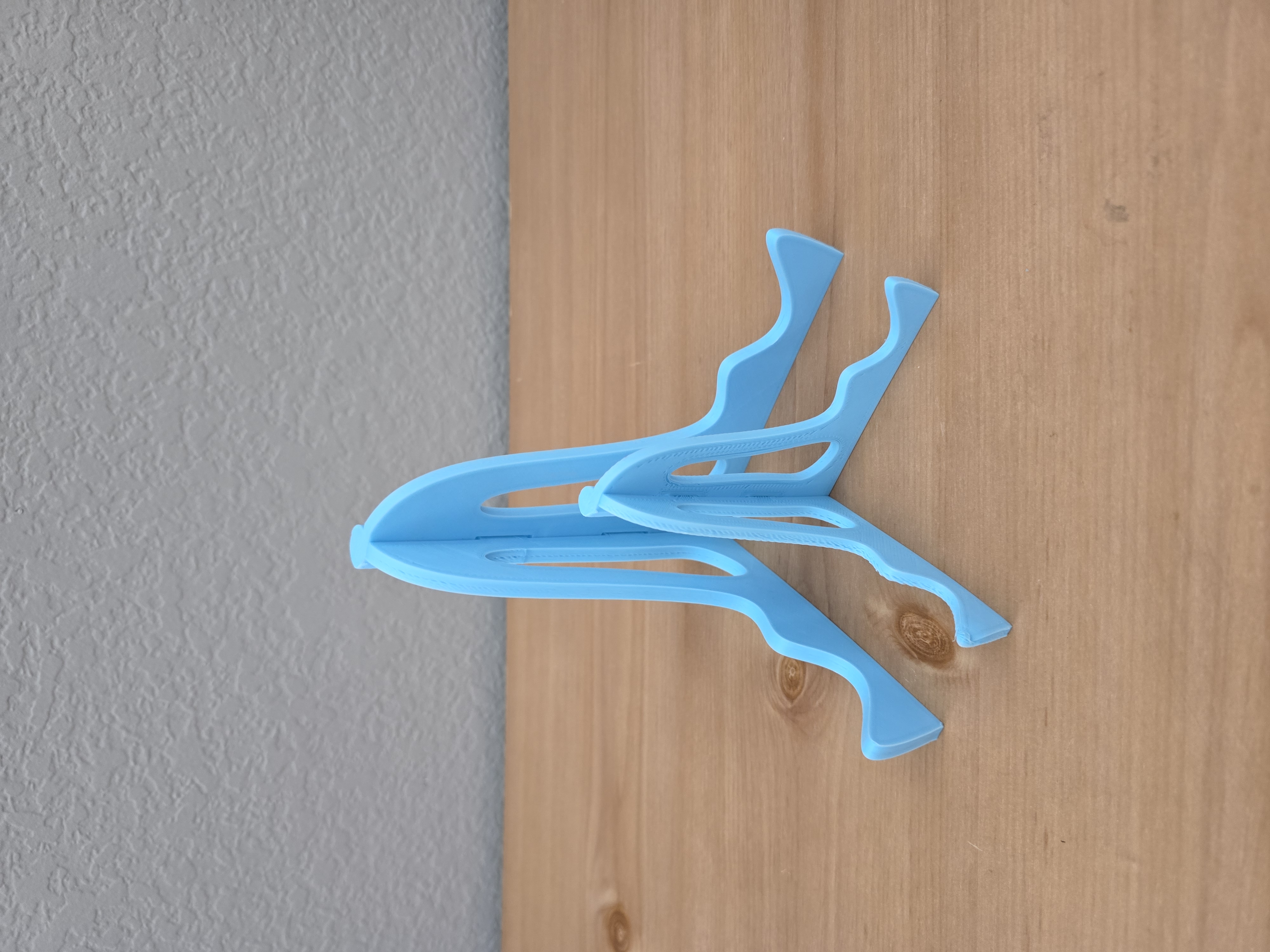 Fold out phone or picture holder