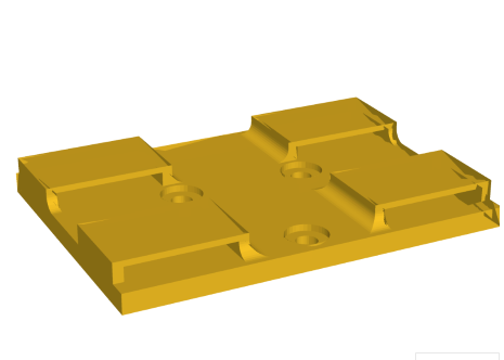 HT Diana MOLLE holster adapter plate